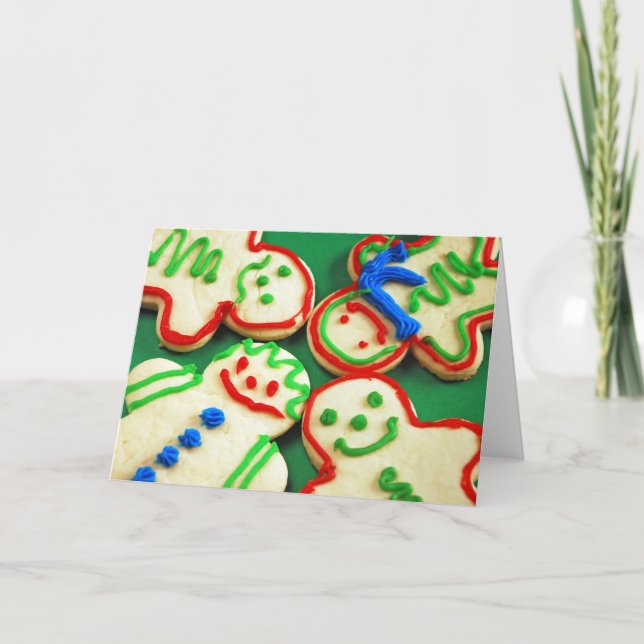Julkaka, julklapp helgkort (Framsida)