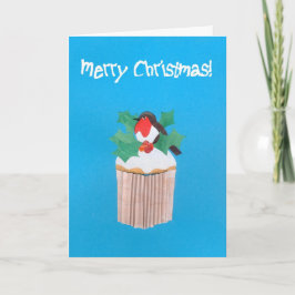 Julkaka med Robin Redbröst Helgkort