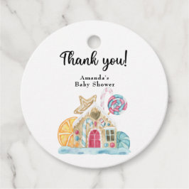 Julkaka - Tack Gåvor Etiketter