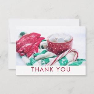 Julkakao Candy cane Scarf & Mitts Tack Kort