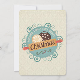 Julkakor bakar personlig helgdag julkort