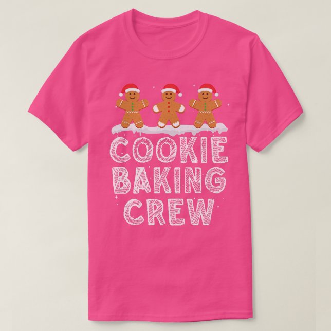 Julkakor Baking Crew Gingertea T Shirt (Design framsida)