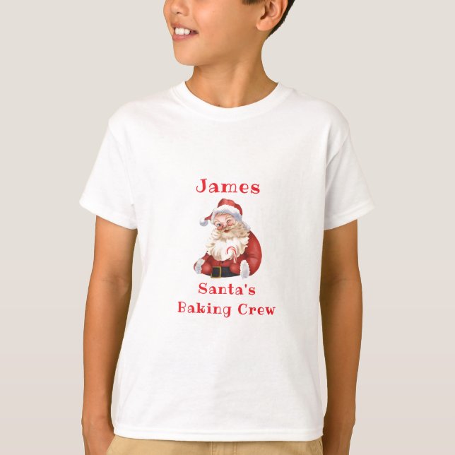 Julkakor Baking Crew Kids T Shirt (Framsida)