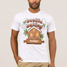 Julkakor Baking Gingerbröd House - T Shirt
