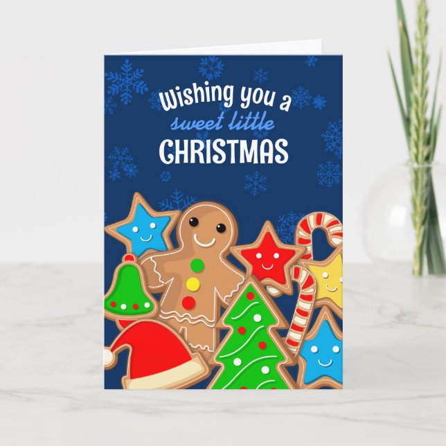 Julkakor, chokladbakning av choklad helgdag helgkort (Framsida)