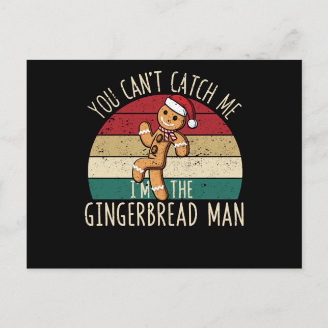 Julkakor Du kan inte fånga mig Vykort (Framsida)