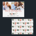 Julkakor i candy cane helgdag anteckningskort<br><div class="desc">Budgetens roligt för festdesign med vinterfavoriter med vattenfärg - hett choklad,  candy cane,  lagerhållning. God jul i contemporaryns skriptteckensnitt,  perfekt för att fira julhelgen. Kan redigeras,  som en del av en samling.</div>