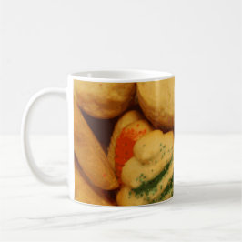Julkakor med sockersprinkler kaffemugg