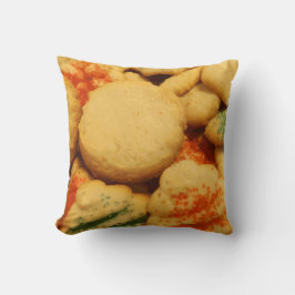 Julkakor med sockersprinkler kudde