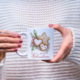 Julkakor och Gräs White God jul Kaffemugg