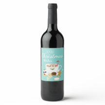 Julkakor och hett choklad helgdag