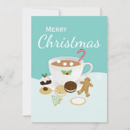 Julkakor och hett choklad julkort