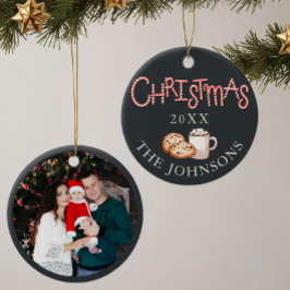 Julkakor och kakaofoto Ornament