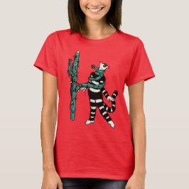 Julkaktus Hugs Cute Kattunge Älskare T Shirt