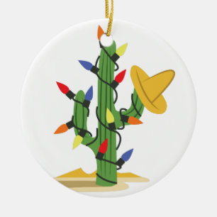 Julkaktus Julgransprydnad Keramik