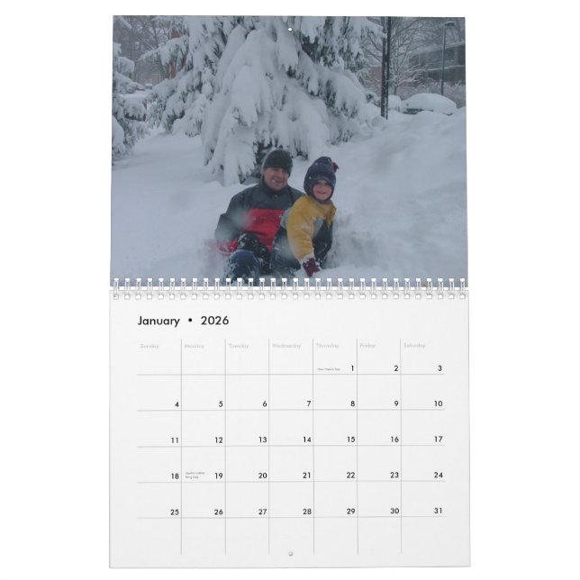 Julkalender Kalender (Jan 2026)