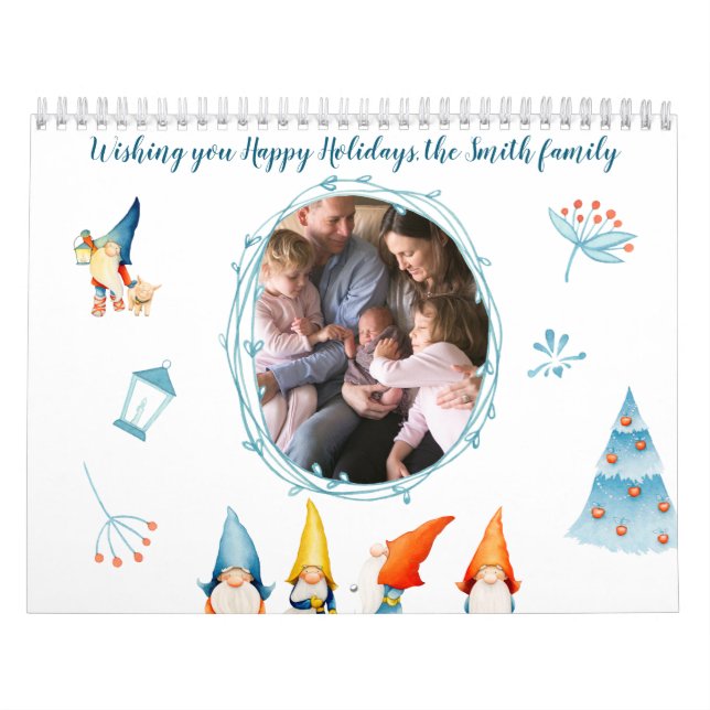 Julkalender med foton kalender (Omslag)