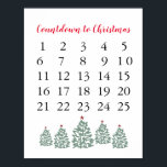 Julkalender Räkna till jul Poster<br><div class="desc">Njut av vår nedräkning till julkonsten.</div>