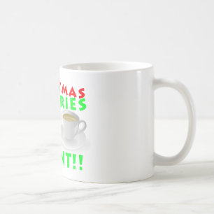 Julkalorier Räkna inte Humor Funny Kaffemugg