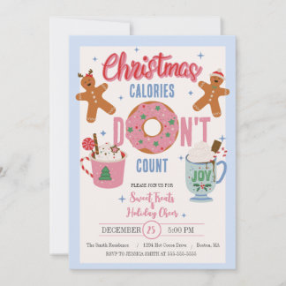 Julkalorier Räkna inte Julkort