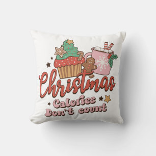 Julkalorier Räkna inte Kudde