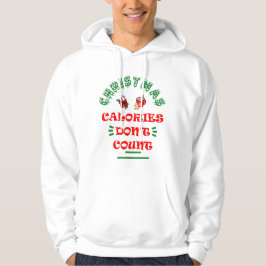 Julkalorier Räkna inte med en enkel sak Hoodie