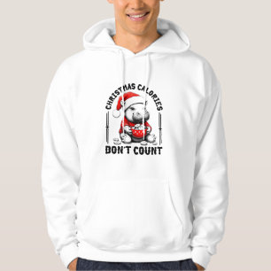 Julkalorier Räkna inte med nuny Moo Deng Cook Hoodie