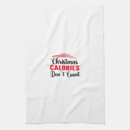 Julkalorier Räkna inte med roligt köksoffert Kökshandduk