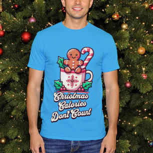 Julkalorier Räkna inte med roligt T Shirt