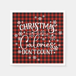 Julkalorier Räkna inte Pappersservett