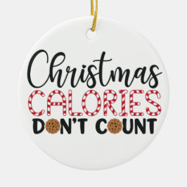 Julkalorier Räknar inte keramiska prydnadsföremål Julgransprydnad Keramik