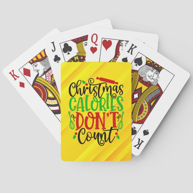 Julkalorier Räknas Inte-50258 Casinokort (Baksidan)