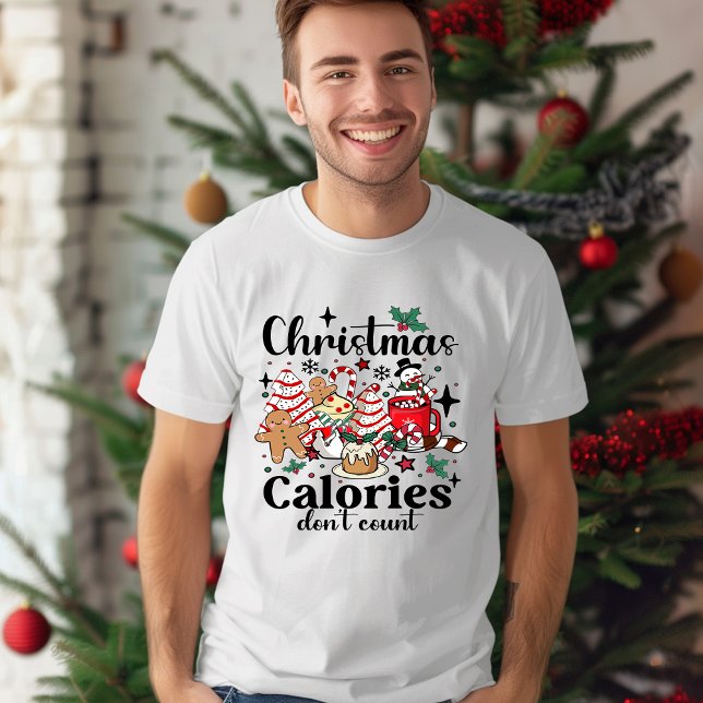 Julkalorier räknas inte Jul T-Shirt (Skapare uppladdad)
