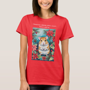 Julkalorier Rolig Knubbig Höstmus T Shirt