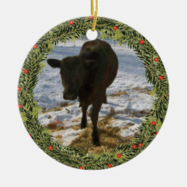 Julkalv Julgransprydnad Keramik