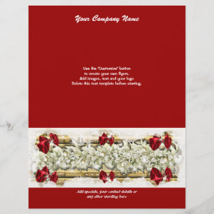 Julkampanjer i Flyer-mallen marknadsföring Reklamblad