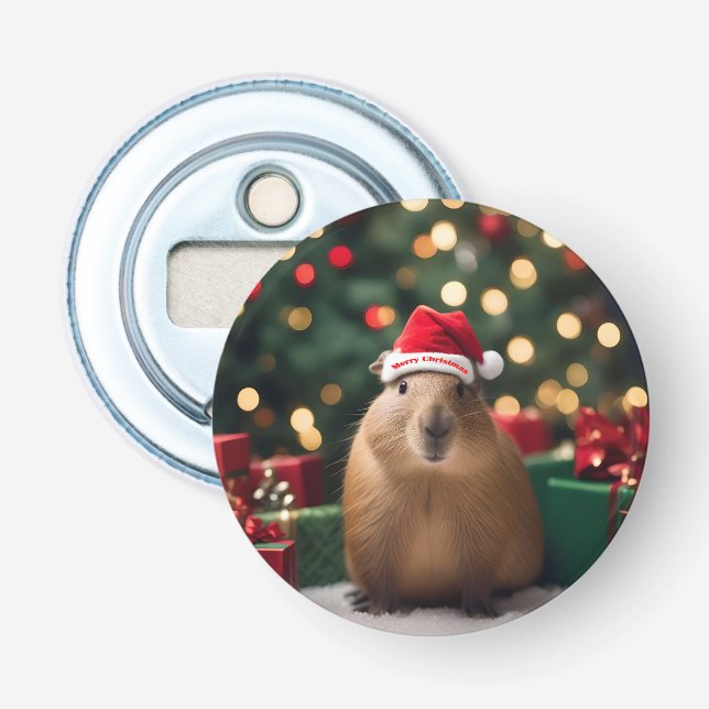 Julkanen Capybara. Flasköppnare (Framsidan)