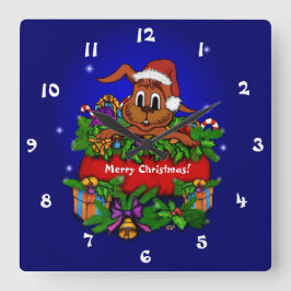 Julkanen Fyrkantig Klocka