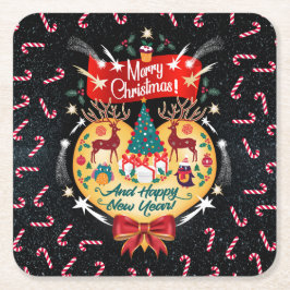 Julkaner Underlägg Papper Kvadrat