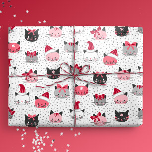 Julkappor med tomthattar presentpapper