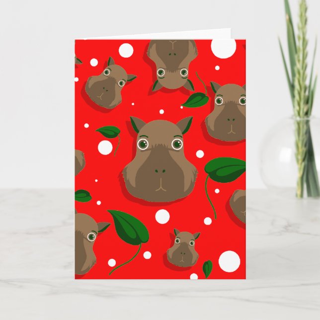 julkapybara inbjudan (Framsida)