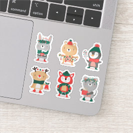 julkaraktärsstickerisamling klistermärken