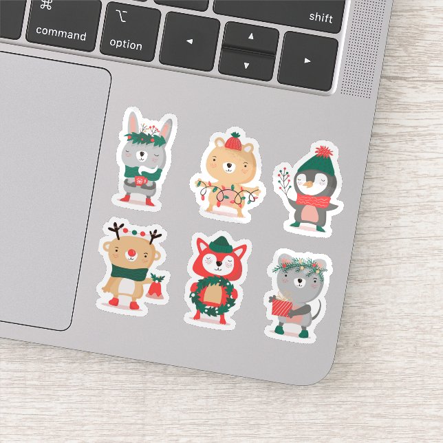 julkaraktärsstickerisamling klistermärken (Detalj)
