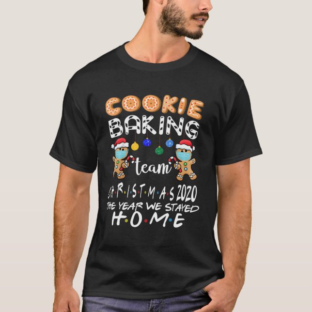 Julkarantänstationen Cookie Baking Team Gingerbrea T Shirt (Framsida)