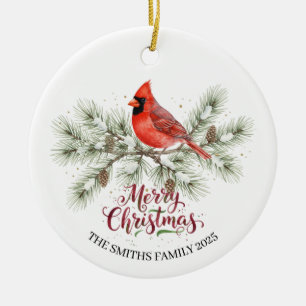 Julkardinal Helgdag Ornament