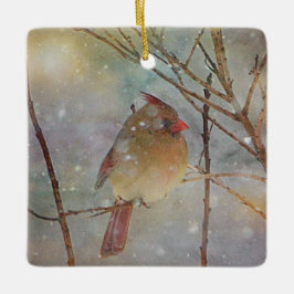 Julkardinal Julgransprydnad Keramik