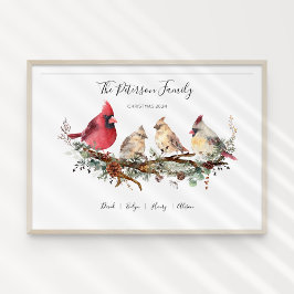Julkardinalfamiljen av fyra poster