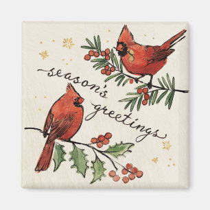 JulkardinalLovebirds Magnet