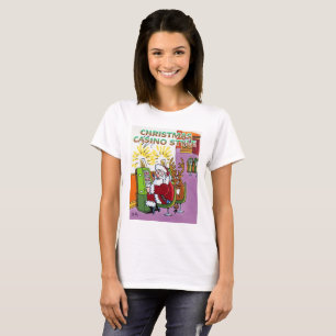 Julkasino Stil, vit T-shirt för kvinnor