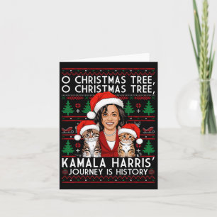 Julkat Dam för Kamala Santa Ornament Paj Kort